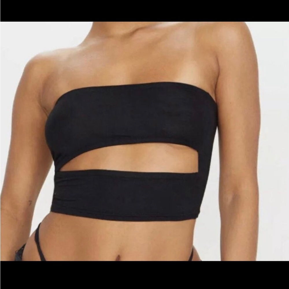 Prettylittlething cut out crop top